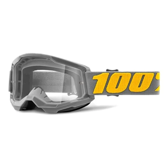Maschera 100% Strata 2 Grigio Giallo Con Lente Grigio