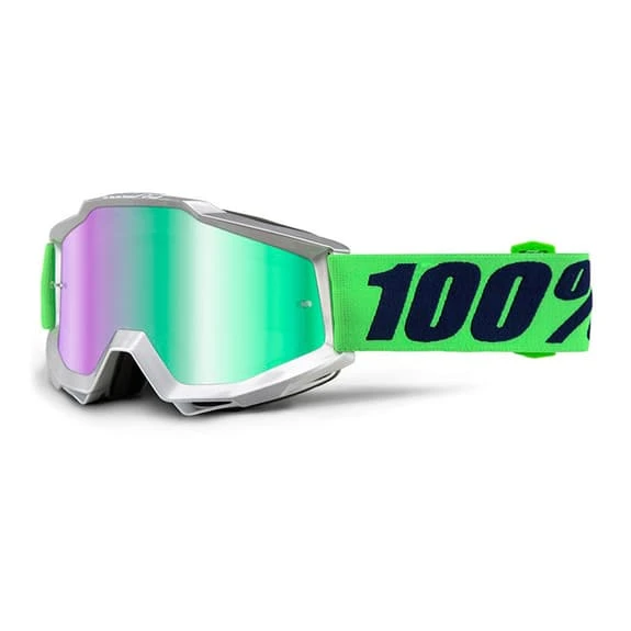 Maschera 100% Accuri Verde Lente A Specchio Verde