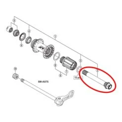 Perno Per Mozzo Shimano XT M788