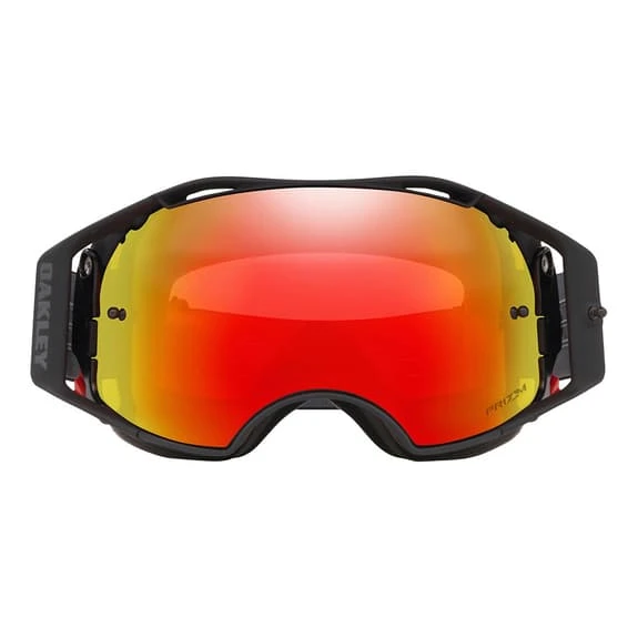 Maschera Oakley Airbrake MTB Black Gunmetal Con Lenti Prizm Trail Torch - immagine 2