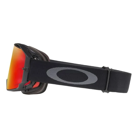 Maschera Oakley Airbrake MTB Black Gunmetal Con Lenti Prizm Trail Torch - immagine 4