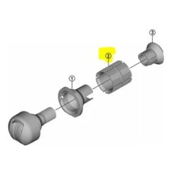 Rondella A Espansione Per Punte Shimano Dura-Ace Di2 R9160.