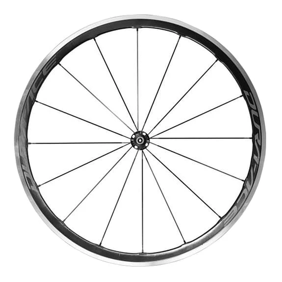Ruota Anteriore Shimano Dura-Ace R9100 C40 Per Tubolare Asse QR Con Borsa Da Trasporto