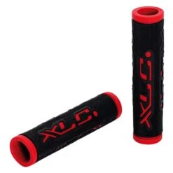 Manopole XLC Dual Colour GR-G07 125 Mm Nero Rosso