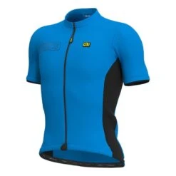 ALE Maglia Alé Color Block Manica Corta Azzurro