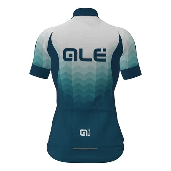 ALE Completo Alé Arrow Limited Edition Senza Bretelle Solid Traguardo Blu Bianco Donna - immagine 3