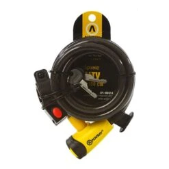 Cavo Spirale Antifurto Auvray Steel 180cm Nero