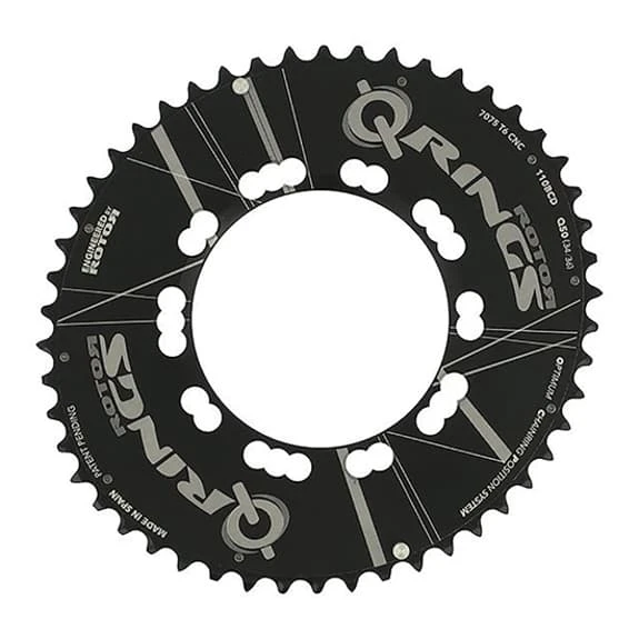 Corona Rotor Strada QRings 48t BCD 110x5 Aero Esterna Nero