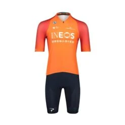 Bioracer Completo Team Ineos Grenadiers 2022 Icon Arancione Blu