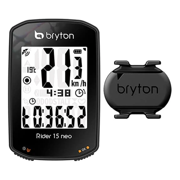 Bryton Rider 15 NEO C Con Sensore Cadenza Nero