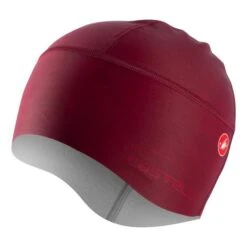 Berretto Castelli Pro Thermal Rosso Bordeaux Donna