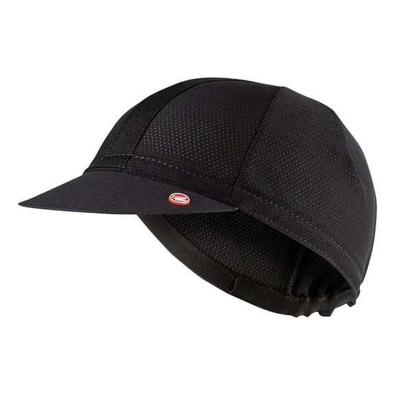 Cappellino Castelli Premio Rosso Corsa Nero