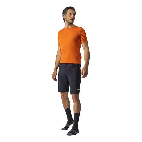 T-shirt Castelli Tech 2 Manica Corta Arancione Ruggine - immagine 6