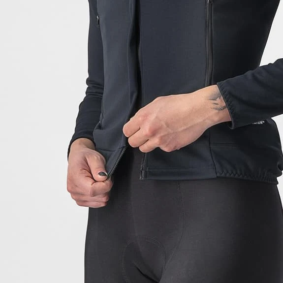 Giacca Castelli Perfetto RoS 2 Rosso Corsa GORE-TEX INFINIUMâ„¢ Nero Chiaro Donna - immagine 6