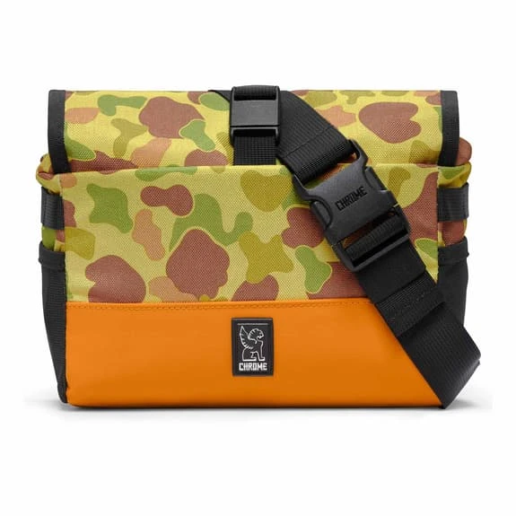 Borsa Da Manubrio Chrome Doubletrack 5L Giallo Verde Marrone - immagine 2