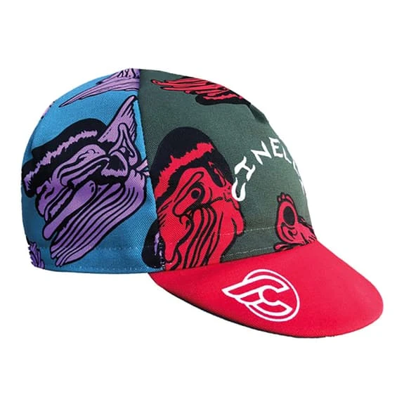 Cappellino Cinelli Stevie Gee Melt Faces Rosa Multicolor - immagine 4