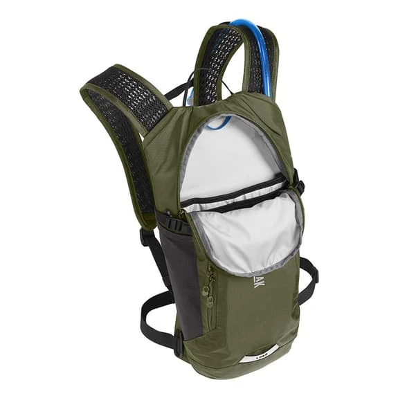 Zaino Idrico Camelbak Lobo 9 3L Verde Oliva Nero - immagine 3