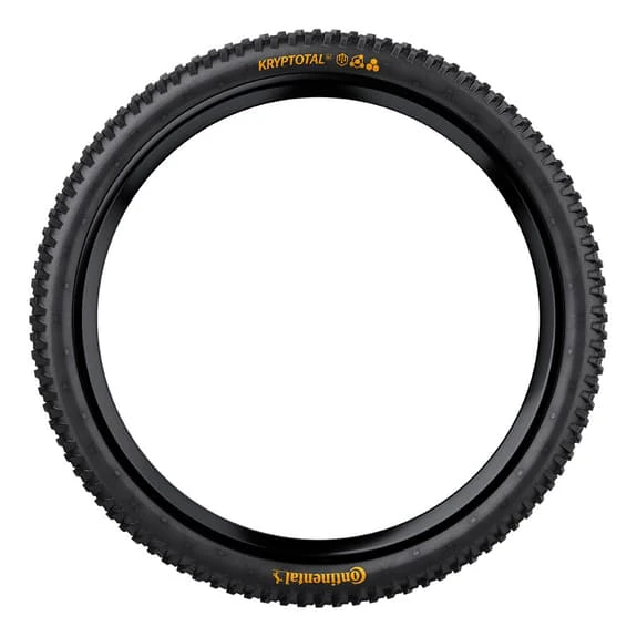 Copertone Anteriore Continental Kryptotal Downhill SuperSoft Tubeless Ready Pieghevole Nero Skin - immagine 2