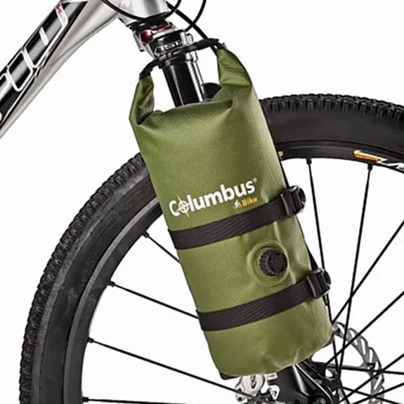 Tracolla Columbus Outdoor Dry Fork Bag 3.5L Verde Kaki