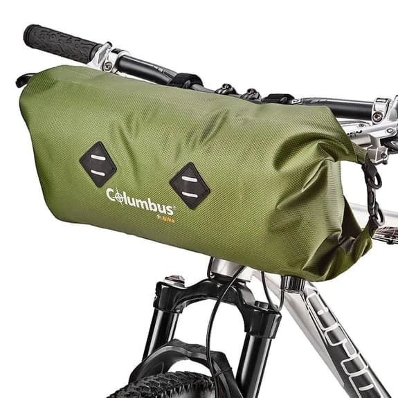 Borsa Da Manubrio Columbus Outdoor Dry Handlebar 9L Verde Kaki - immagine 3