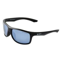 Occhiali Cairn Bike Flake Nero Con Lenti Polarizzate Azzurro