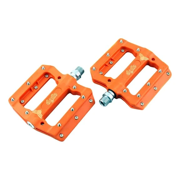 Pedali Di Piattaforma El Gallo Components Fiber Fix Arancione - immagine 2