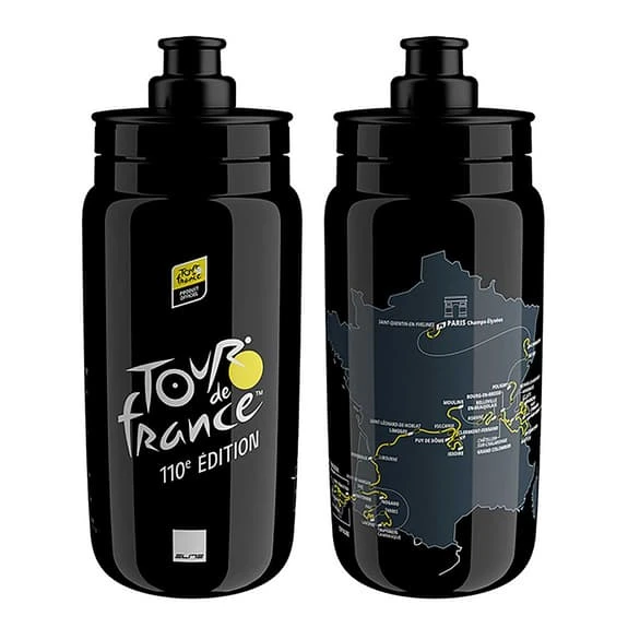 Borraccia Elite Fly Tour De France 2023 550 Ml Nero