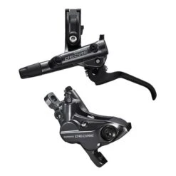 Freno A Disco Idrico Anteriore Shimano Deore M6120 4 Pistoni Nero