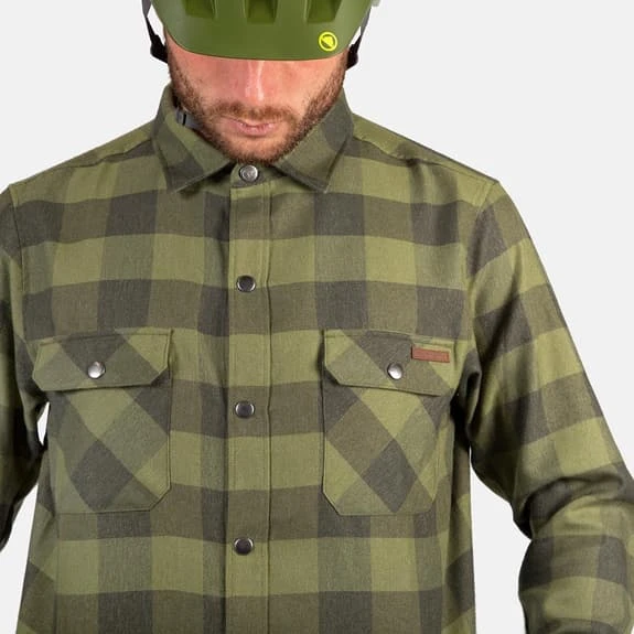 Camicia Endura Hummvee Manica Lunga Verde Bottiglia - immagine 3