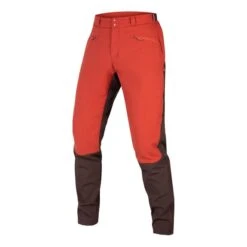 Pantaloni Lunghi Endura MT500 Freezing Point Senza Fondello Rosso Opaco Marrone