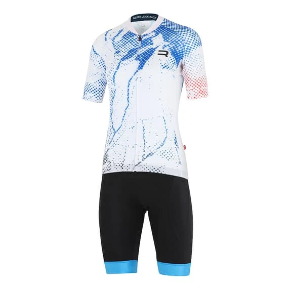 Completo Finisseur Core Marble Bianco Salmone Blu Donna