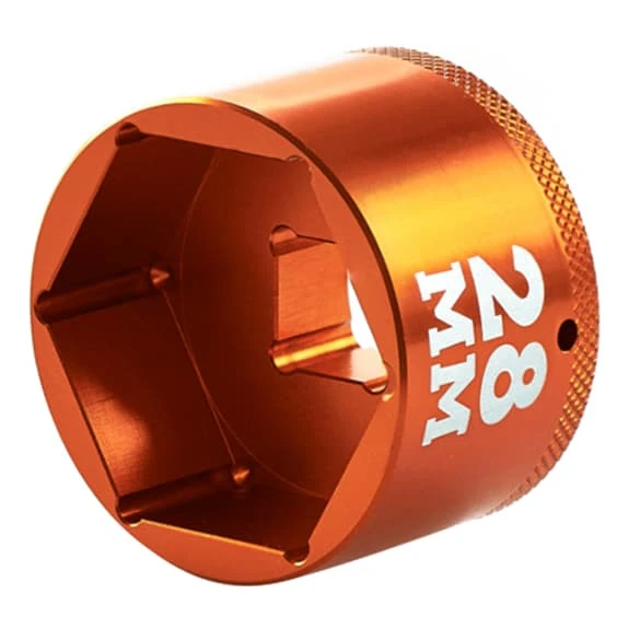 Attrezzo Esagonale Fox Racing Shox Topcap 28 Mm Per Chiave Da 3/8