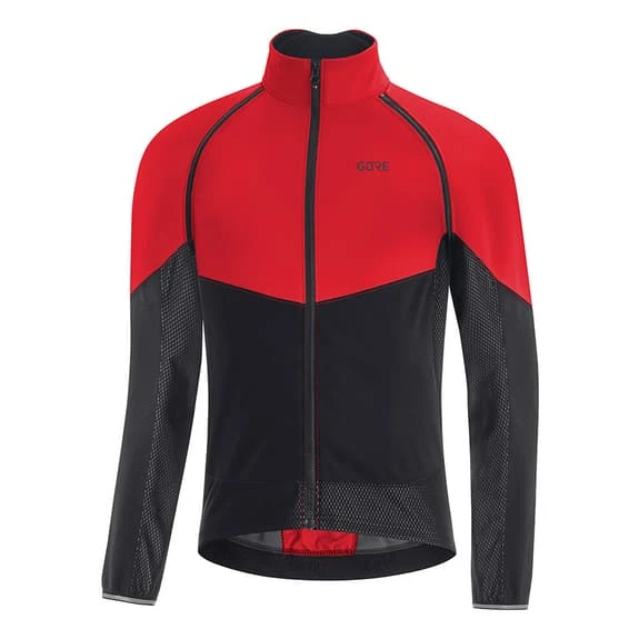 Completo Gore Wear Phantom GORE-TEX INFINIUMâ„¢ Maniche Rimovibili C5 Thermo Nero Rosso - immagine 2