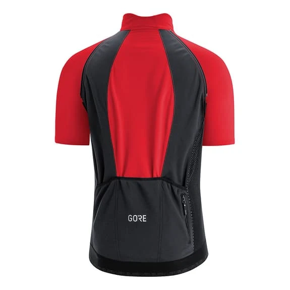 Completo Gore Wear Phantom GORE-TEX INFINIUMâ„¢ Maniche Rimovibili C5 Thermo Nero Rosso - immagine 5