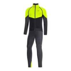 Completo Gore Wear Phantom GORE-TEX INFINIUM™ Maniche Rimovibili C3 Thermo Giallo Neon Nero