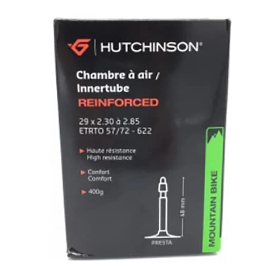 Camera D'aria Hutchinson 29x2.30-2.85 Valvola Presta 48 Mm Nero