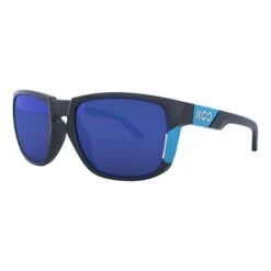 Occhiali KOO California Nero Blu Con Lenti Zeiss Blue Mirror