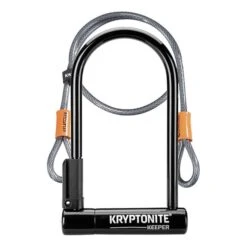 Lucchetto Kryptonite Keeper 12STD + Cavo 4 Nero