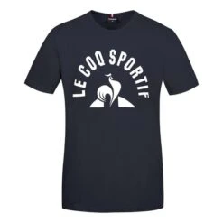 T-shirt Le Coq Sportif Bat N.2 Manica Corta Nero Bianco