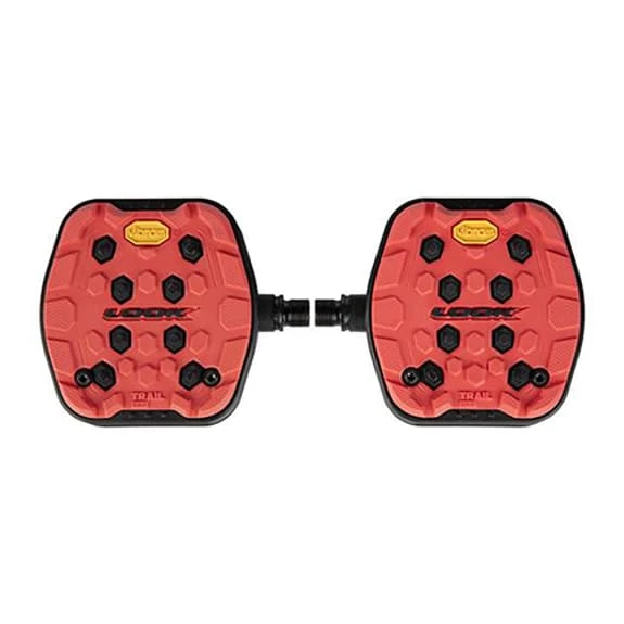 Pedali Look Trail Grip Rosso