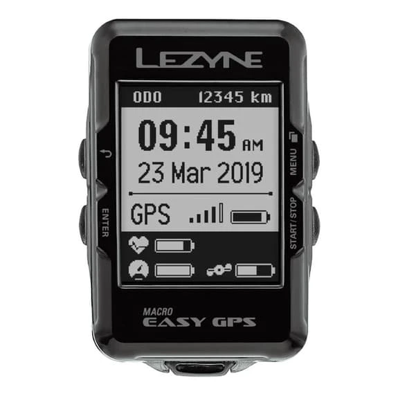 Ciclocomputer Lezyne Macro Easy GPS Nero