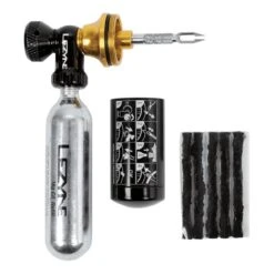 Pompa CO2 Lezyne + Kit Riparazioni Tubeless Blaster Nero