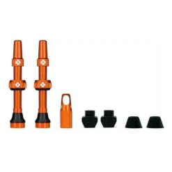 Kit Valvole Muc-Off 80 Mm Per Tubeless Arancione
