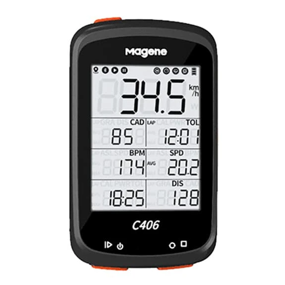 Ciclocomputer GPS Magene C406 Nero