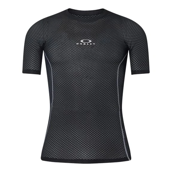 T-shirt Intima Oakley Endurance Manica Corta Nero