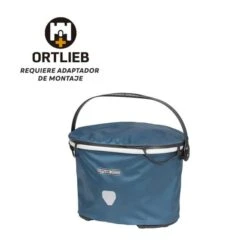 Cestino Anteriore Ortlieb Up-Town City 17,5L Blu Navy