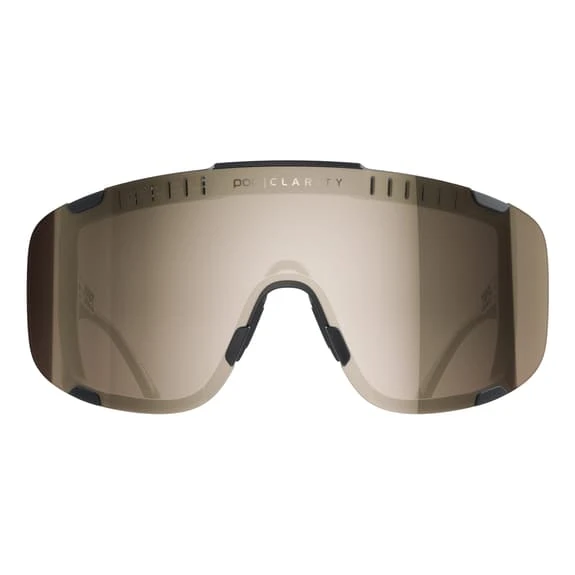 Occhiali POC Devour Nero Con Lenti Specchiate Clarity Road Gold - immagine 2