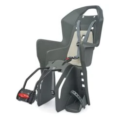 Seggiolino Polisport Koolah FF Con Montaggio Sul Telaio Grigio Crema