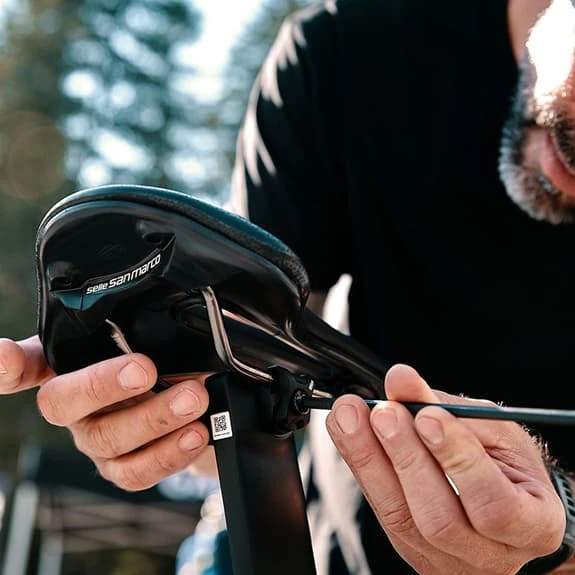 Sella Selle San Marco Shortfit Open-Fit Superleggera Wide Nero - immagine 4