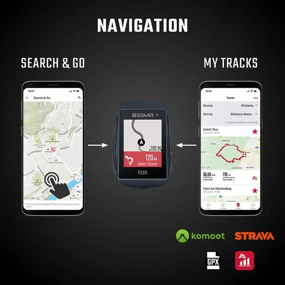 Ciclocomputer Sigma ROX 11.1 Evo + HR Set Nero - immagine 4